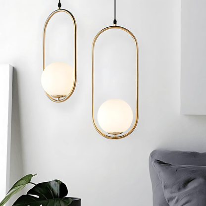 HausSphere | Elegant Minimalist Glass Pendant Light Fixture 3