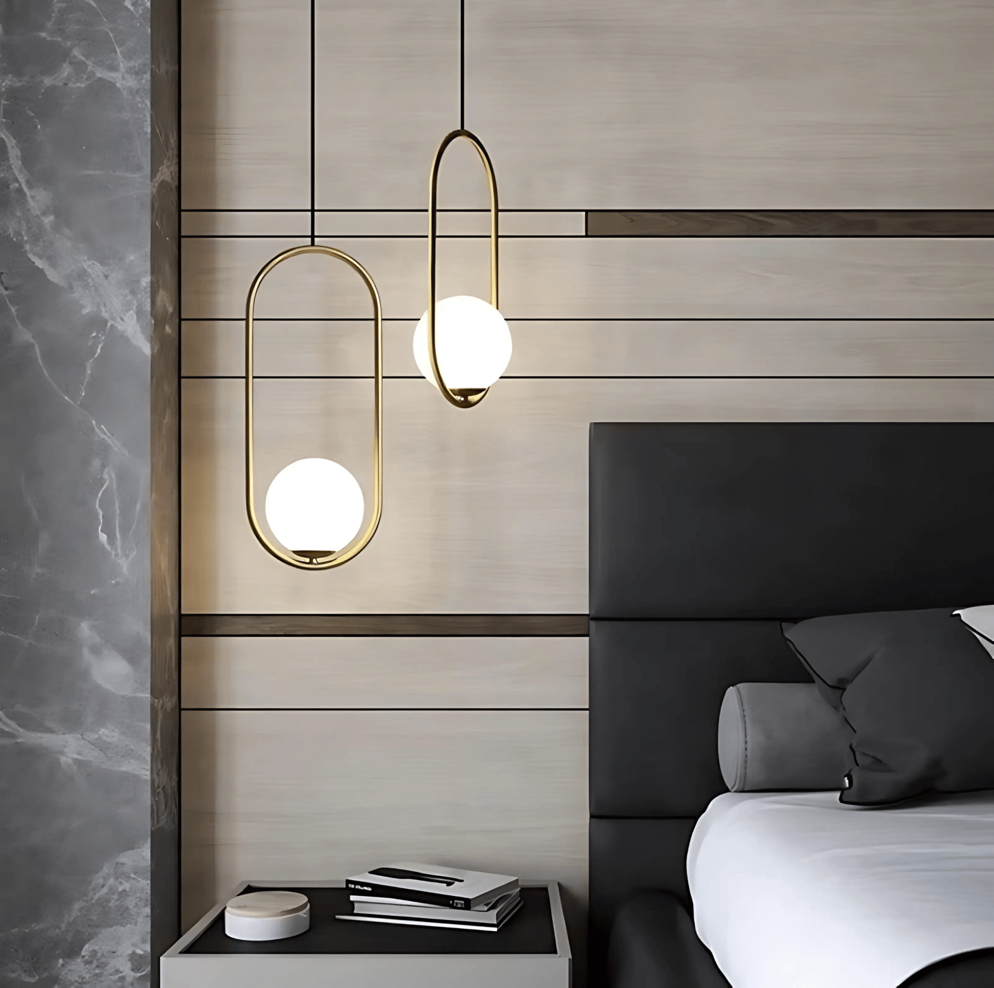HausSphere | Elegant Minimalist Glass Pendant Light Fixture 7