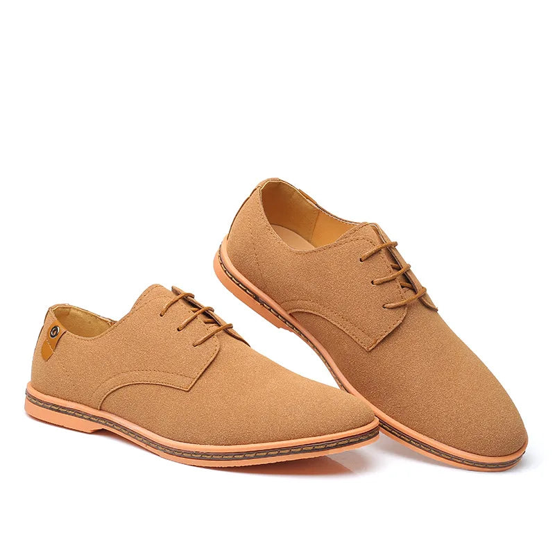 Edith Women's Suede Oxfords - styled view