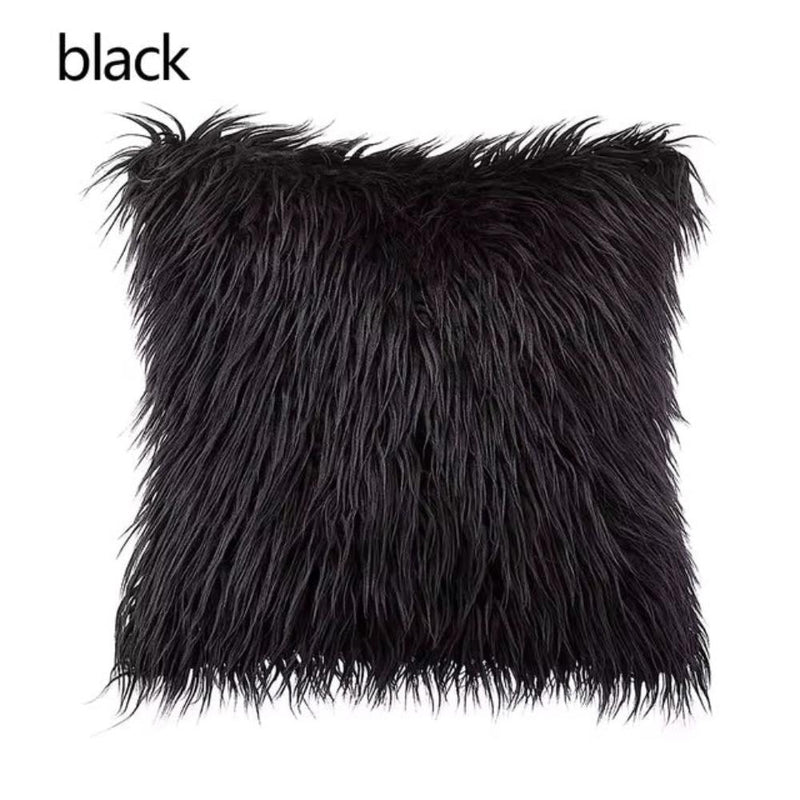 Furry Chic Cushion Cover | Soft Cover, Living Room