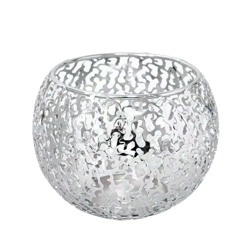 Glow Sphere Geometric Tealight Holder