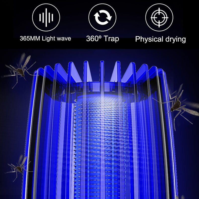 Quarry Portable Rechargeable Mosquito Killer - back view