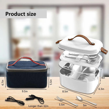 Fern Adjustable Lunch Box - fabric and finish detail