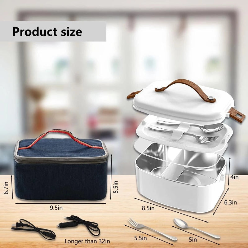 Fern Adjustable Lunch Box - fabric and finish detail