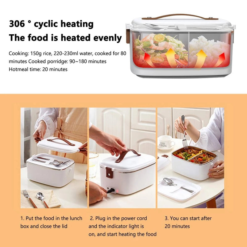 Fern Adjustable Lunch Box - back view