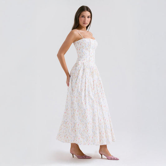 Vestido de Verano Ivy para Mujer | Algodón Suave y Elástico, Vestido para Fiesta en el Jardín