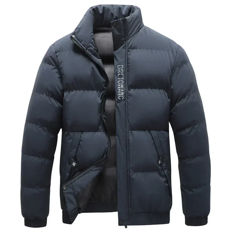 Elias Men's Puffer Jacket - styled view