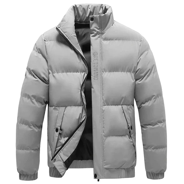 Elias Men's Puffer Jacket - back view