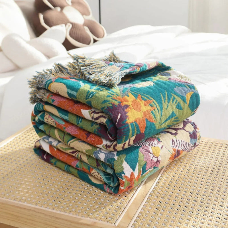 Jungle Adventure Kids Cotton Blanket