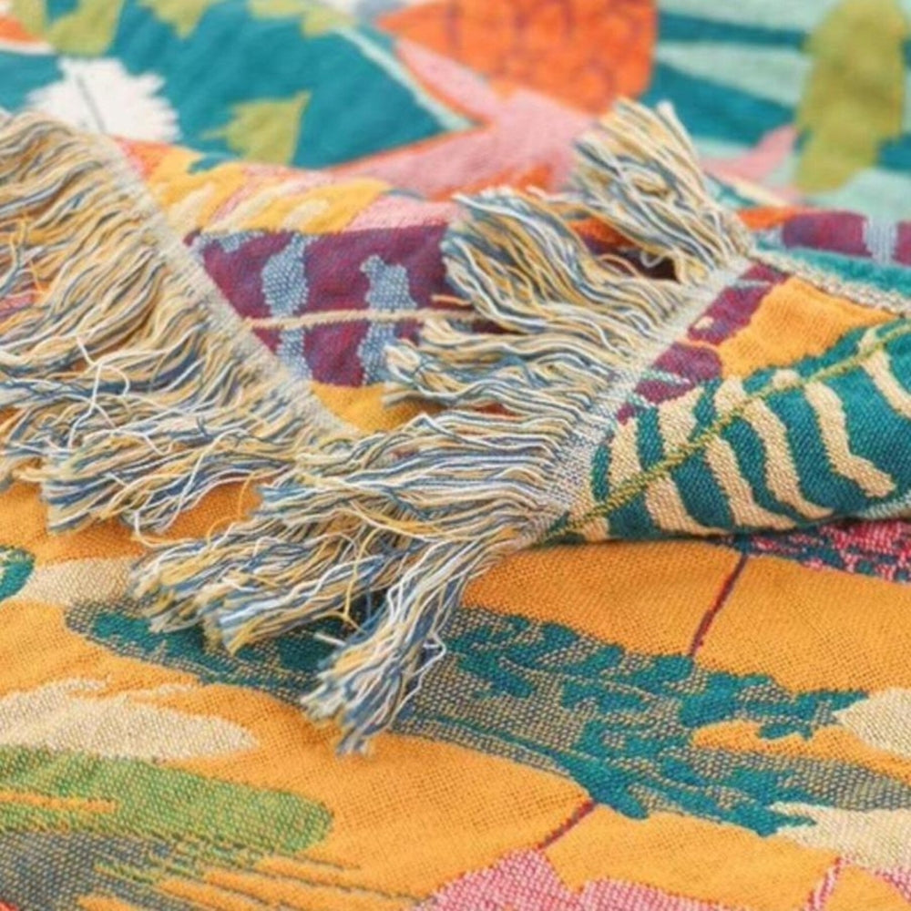 Jungle Adventure Kids Cotton Blanket