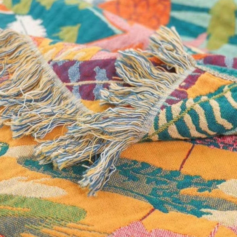 Jungle Adventure Kids Cotton Blanket