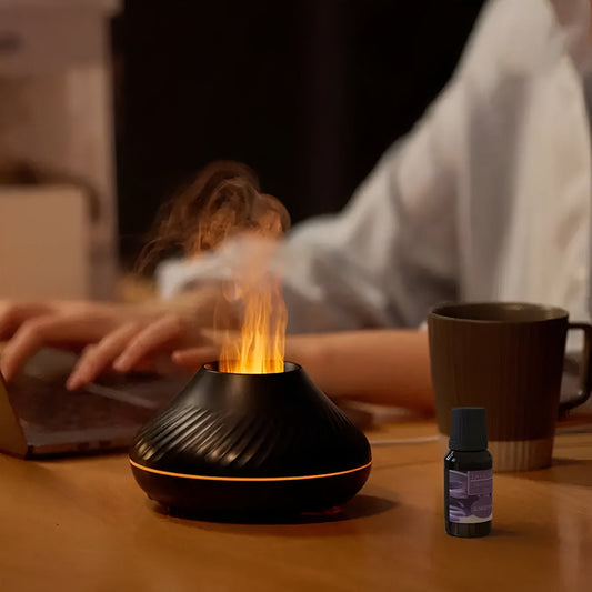 Cedar Portable Humidifier - styled view