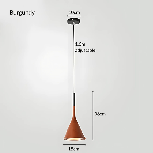 KaliyahGlow | Vibrant Modern Cone Kitchen Pendant Lighting Fixture 0
