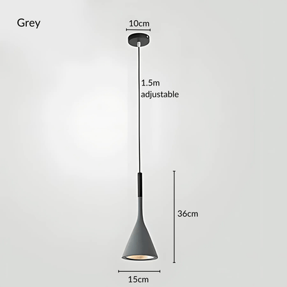 KaliyahGlow | Vibrant Modern Cone Kitchen Pendant Lighting Fixture 10