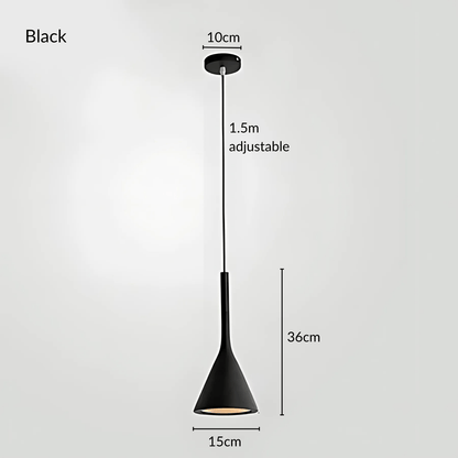 KaliyahGlow | Vibrant Modern Cone Kitchen Pendant Lighting Fixture 13