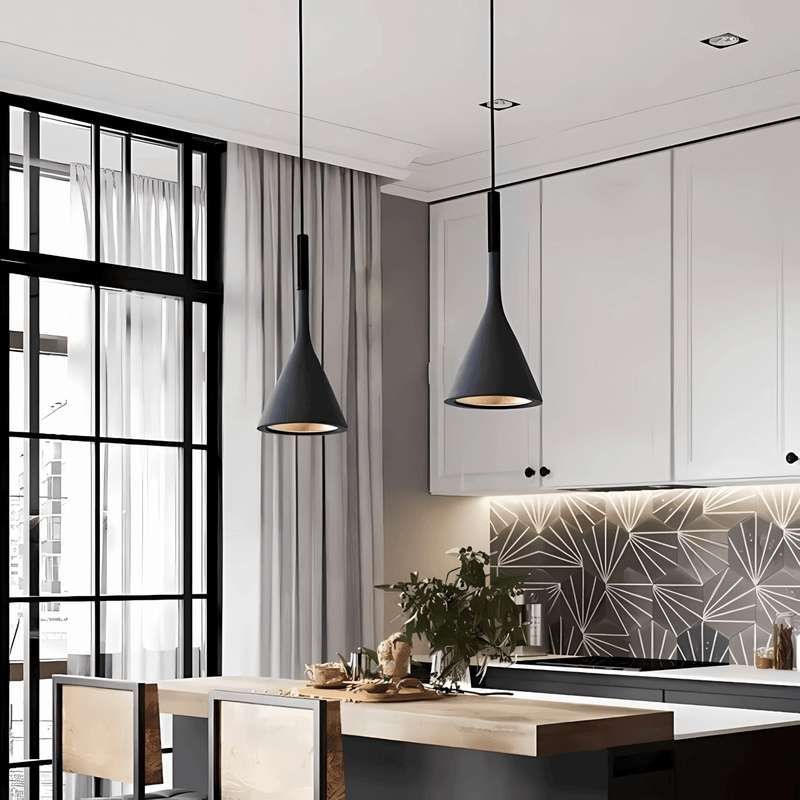 KaliyahGlow | Vibrant Modern Cone Kitchen Pendant Lighting Fixture 2