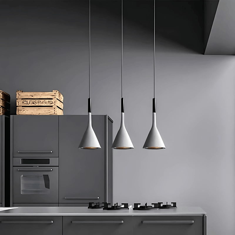 KaliyahGlow | Vibrant Modern Cone Kitchen Pendant Lighting Fixture 3