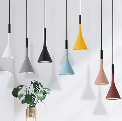 KaliyahGlow | Vibrant Modern Cone Kitchen Pendant Lighting Fixture 7