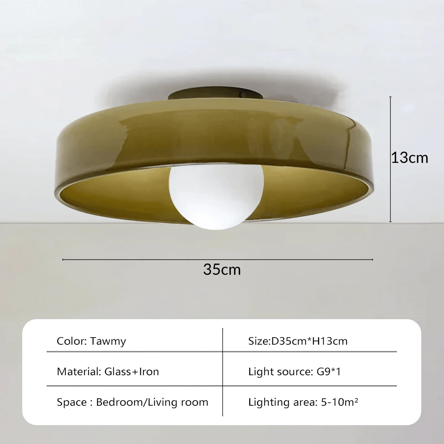 KildaLight | Stylish Versatile Flush Mount Ceiling Light Fixture 12