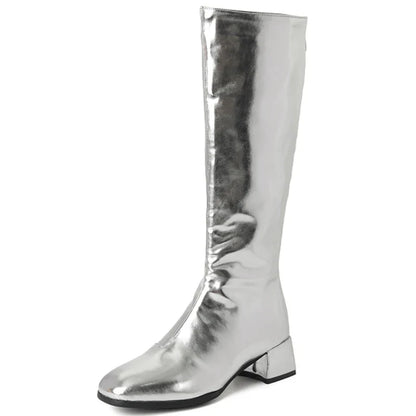 Kira Women's Knee High Boots | Waterproof, Low Heeled Party Footwear 4