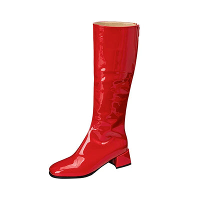 Kira Women's Knee High Boots | Waterproof, Low Heeled Party Footwear 7