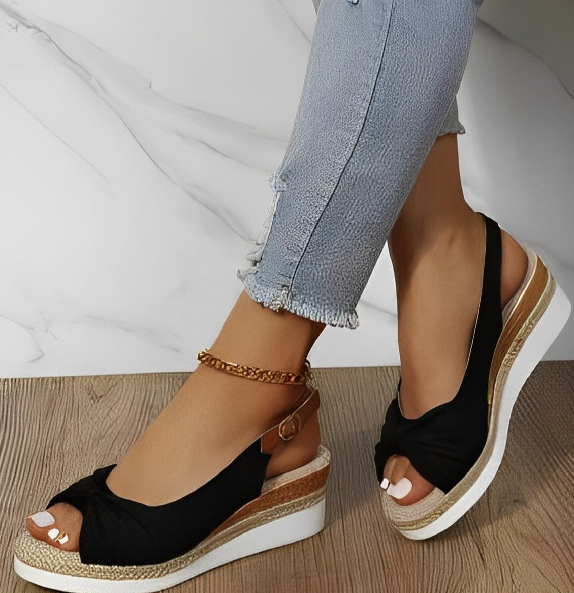 Edith Women's Espadrilles - fabric and finish detail
