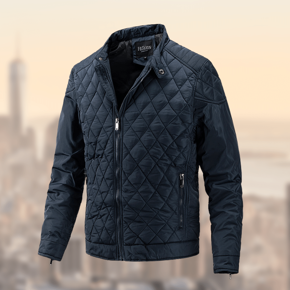 Bruno Men's Quilted Jacket - front view