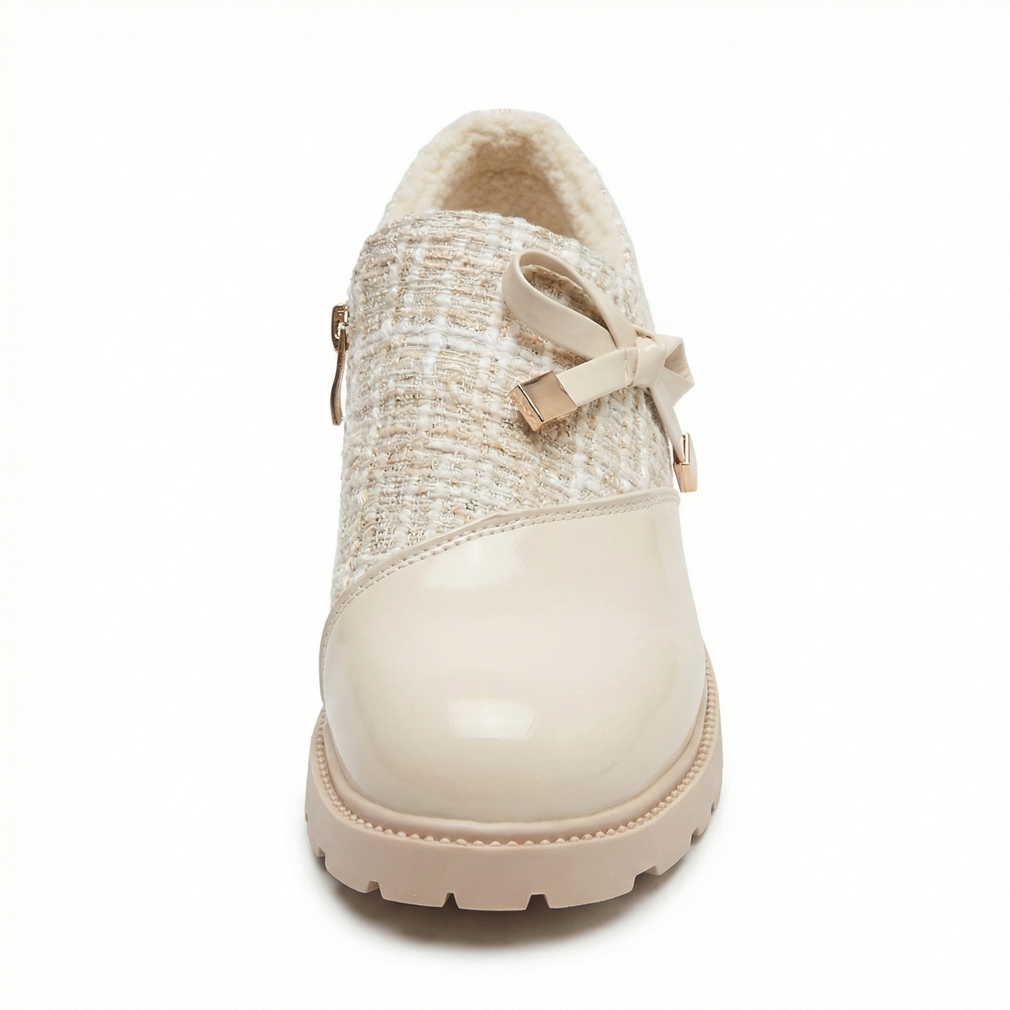 Thea Women's Heels - fabric and finish detail