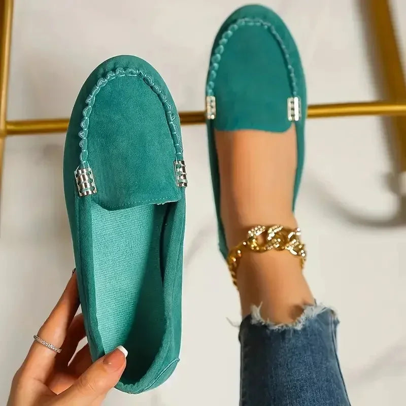 Rhea Women's Loafers - close-up detail