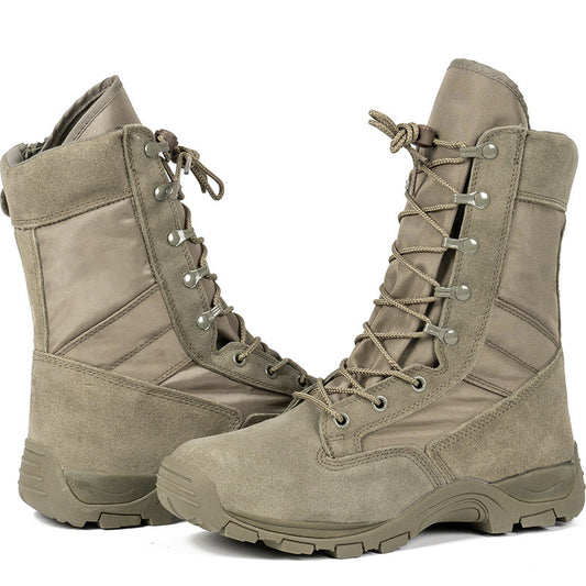 Hollis Men's Combat Boots - styled view