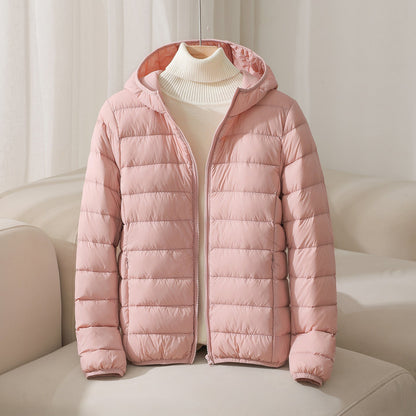Nadia Women's Quilted Jacket - fabric and finish detail