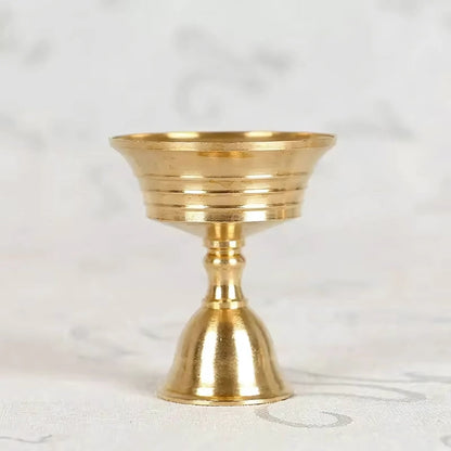 Vintage Copper Cup Candle Holder