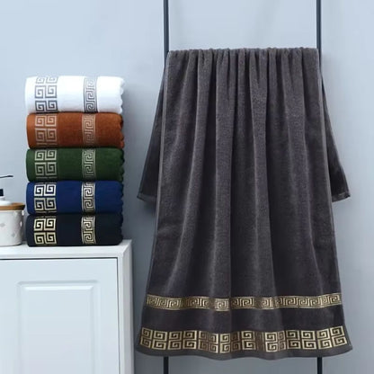 Athena Luxe Cotton Towel Set | Full Terry, Quick-Drying 2pcs