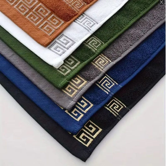 Athena Luxe Cotton Towel Set | Full Terry, Quick-Drying 2pcs