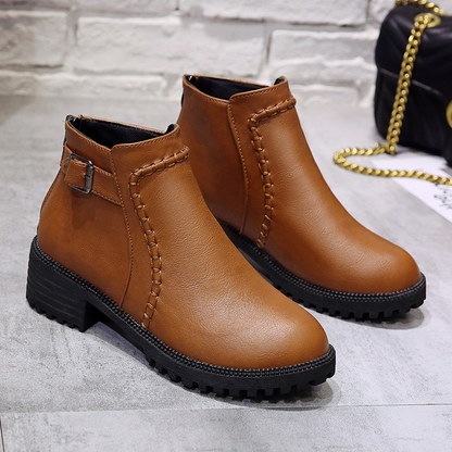 Winona Women's Block Heel Ankle Boots - back view