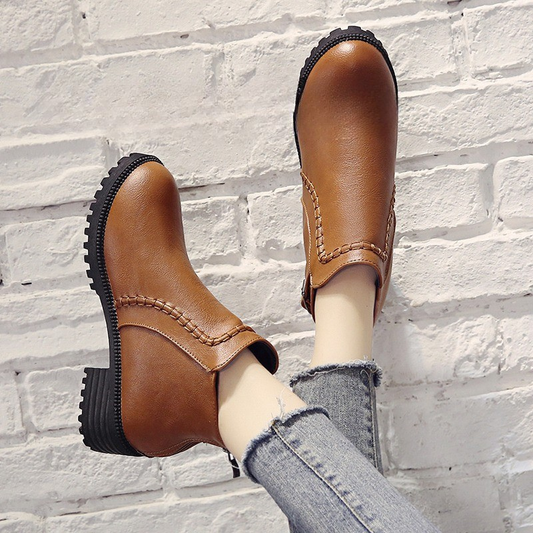 Winona Women's Block Heel Ankle Boots - front view