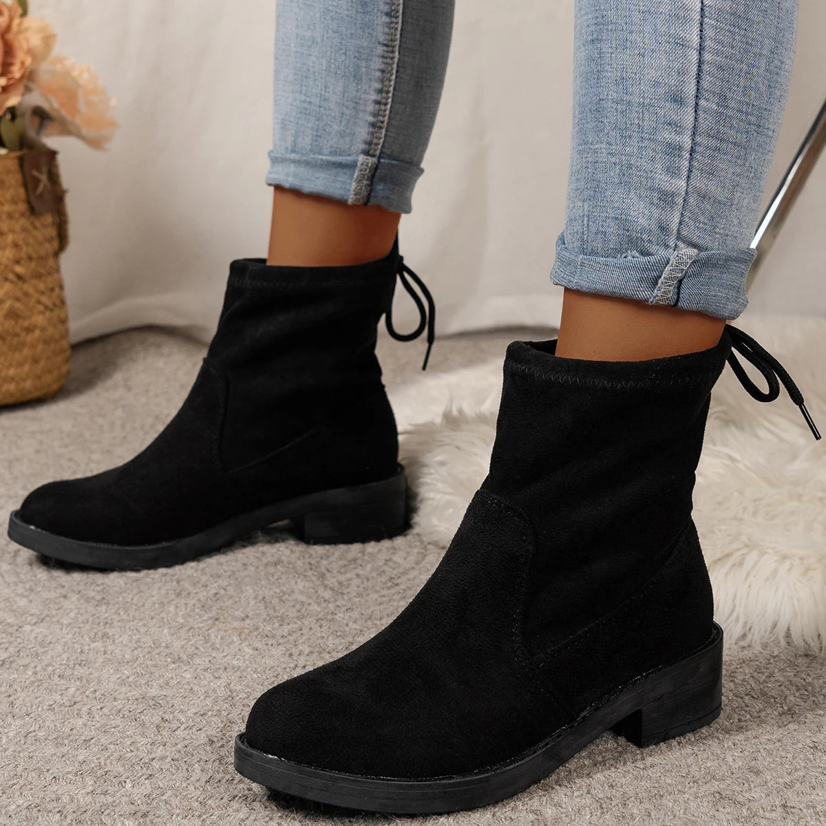 Paloma Women's Ankle Boots - back view