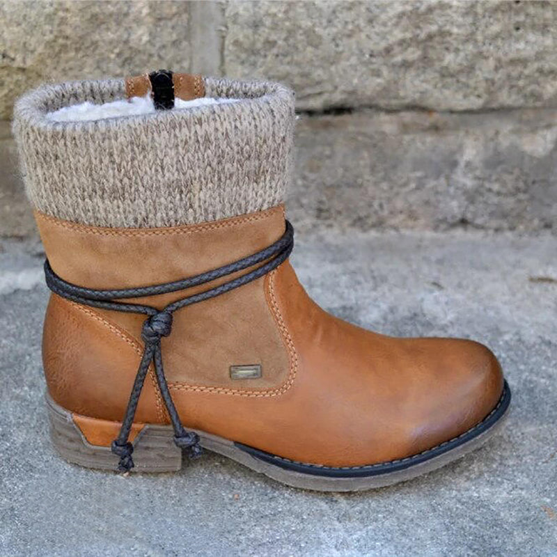Nell Women's Boots | Retro, Low Heel, Round Toe