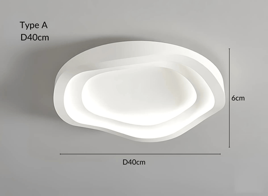 Luminara | Contemporary Elegant Metal Flush Mount Ceiling Light 0
