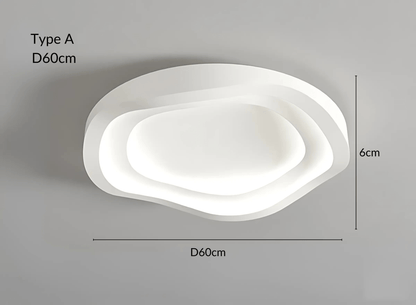 Luminara | Contemporary Elegant Metal Flush Mount Ceiling Light 10