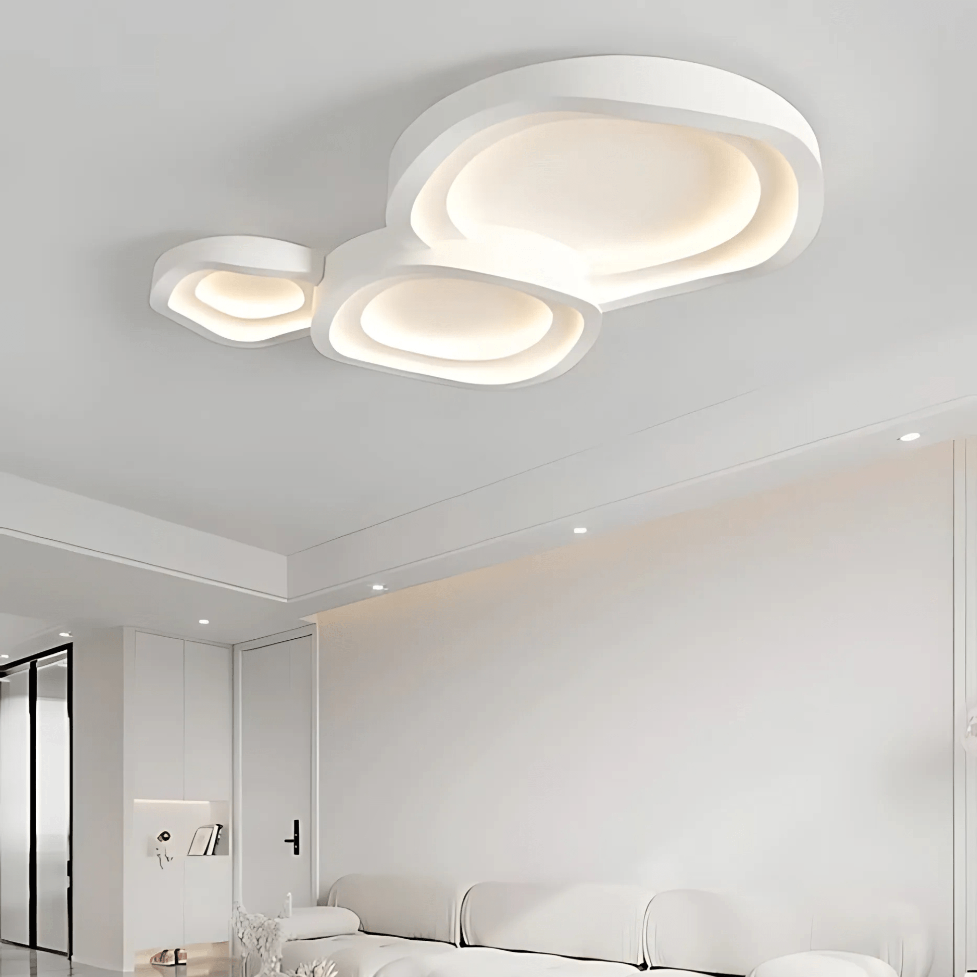 Luminara | Contemporary Elegant Metal Flush Mount Ceiling Light 4