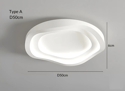Luminara | Contemporary Elegant Metal Flush Mount Ceiling Light 9