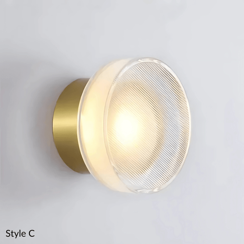 Luminara | Elegant Modern Metal Glass Wall Sconce Light Collection 10