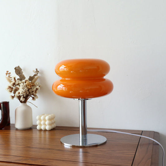 Luminara | Elegant Retro Glass Table Lamp for Bedroom and Living Room 0