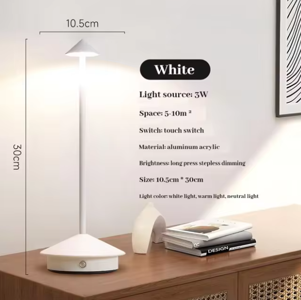 Luminara | Modern Cordless Battery Operated LED Table Lamp 2