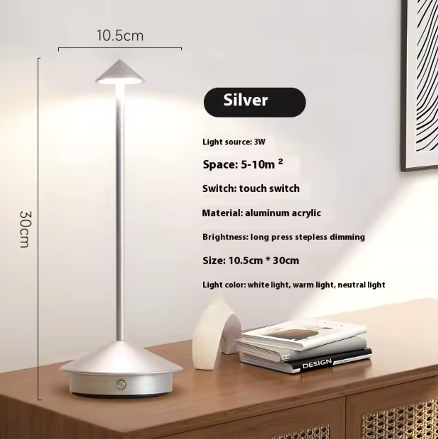 Luminara | Modern Cordless Battery Operated LED Table Lamp 6