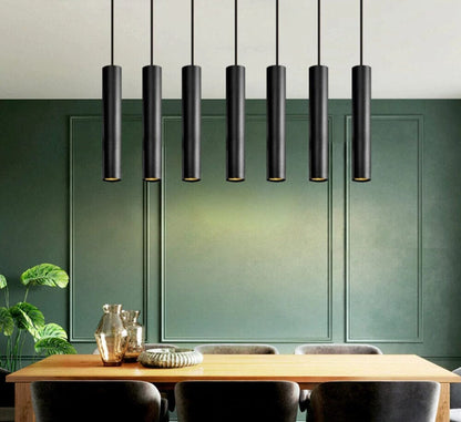 Luminara | Sleek Black Adjustable Kitchen Island Pendant Light 3