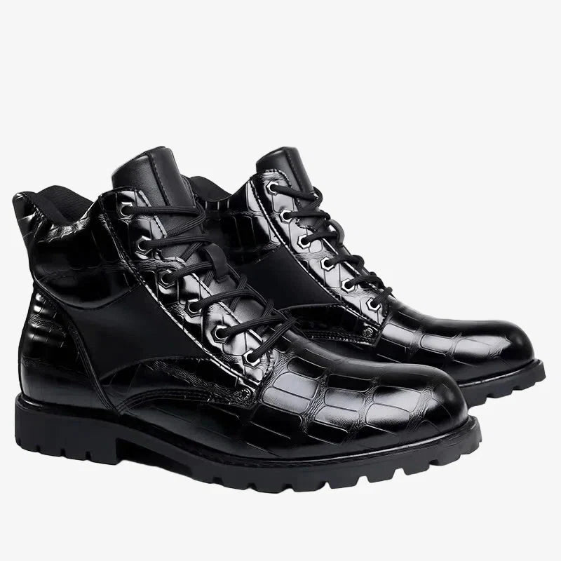 Quill Men's Ankle Boots | Leather, Zipper