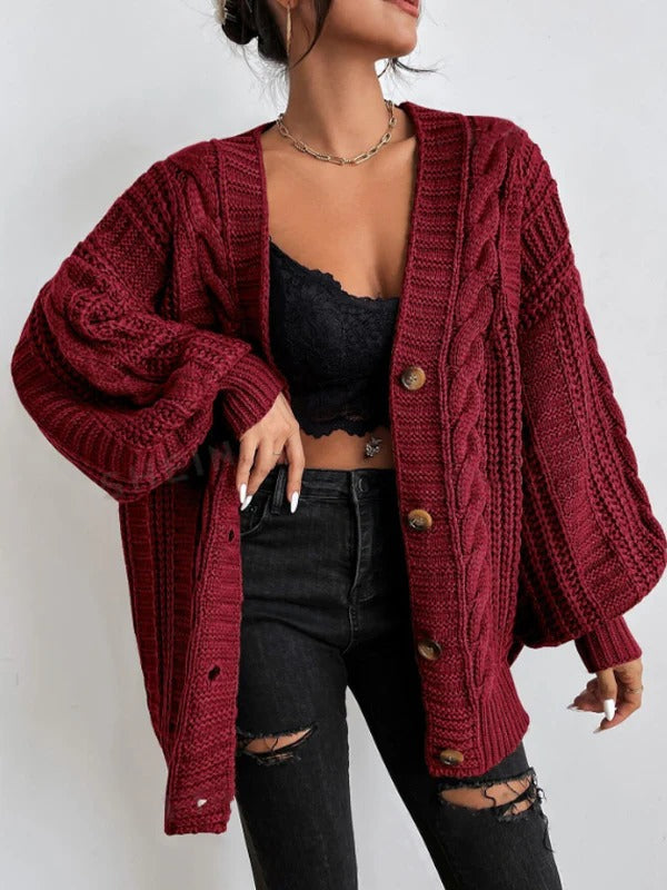 Juno Women's Oversized Cardigan - front view