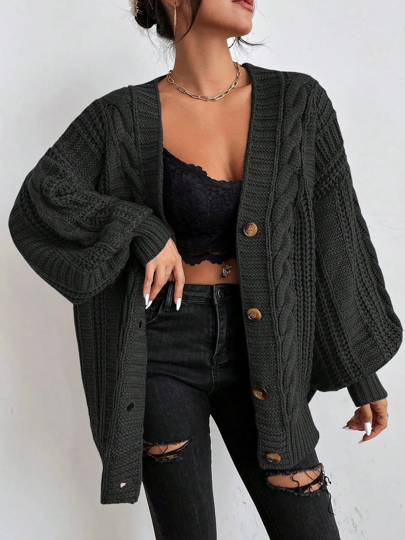 Juno Women's Oversized Cardigan - back view